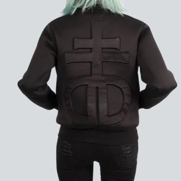 Drop Dead Neosprene Blasphemy Bomber Jacket